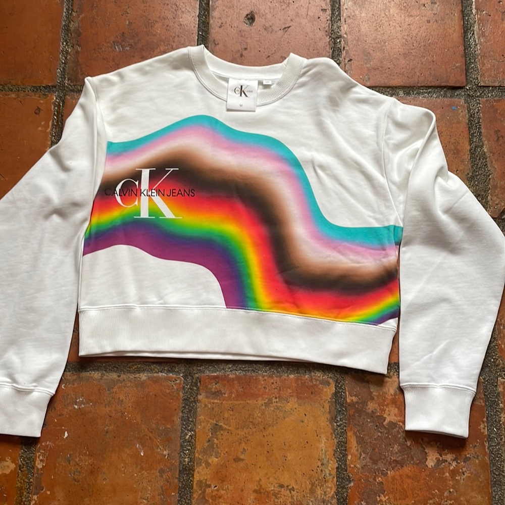 Calvin Klein crew neck, pride collection
